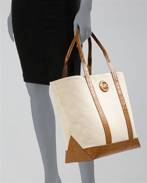 michael kors kellen large|michael kors large canvas tote.